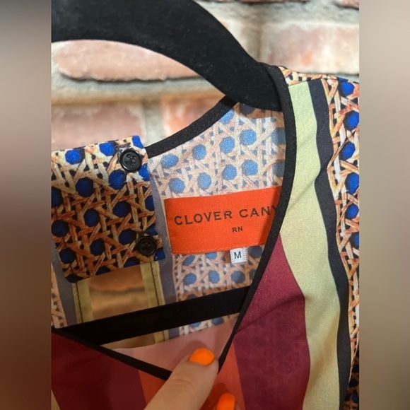 Anthropologie Clover canyon cut out patterned rare slight open back medium - Picture 5 of 6